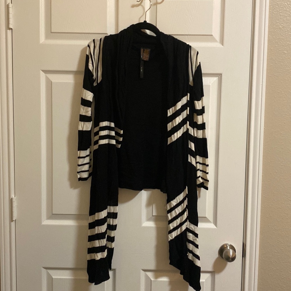 Black cardigan